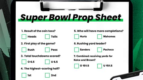 super bowl 2023 prop bet results.
